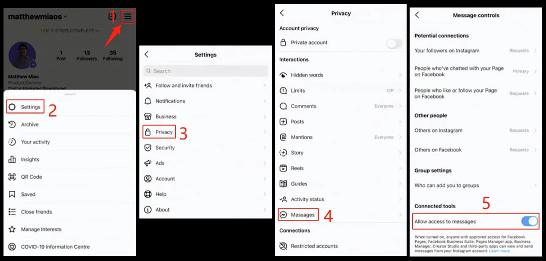 IG Step 2: Allow Access