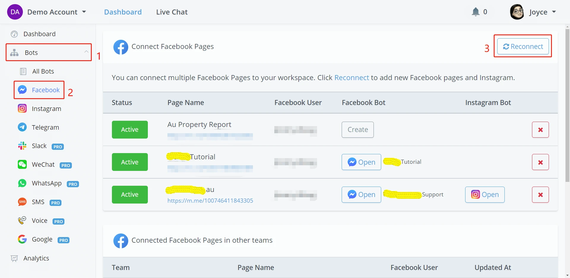 IG Step 4: Reconnect